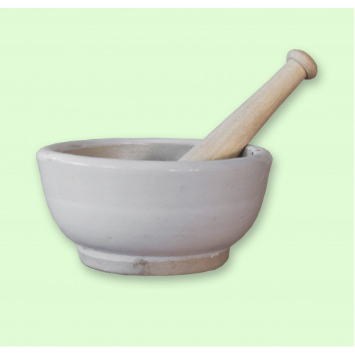 Ceramic Mortar and Pestle